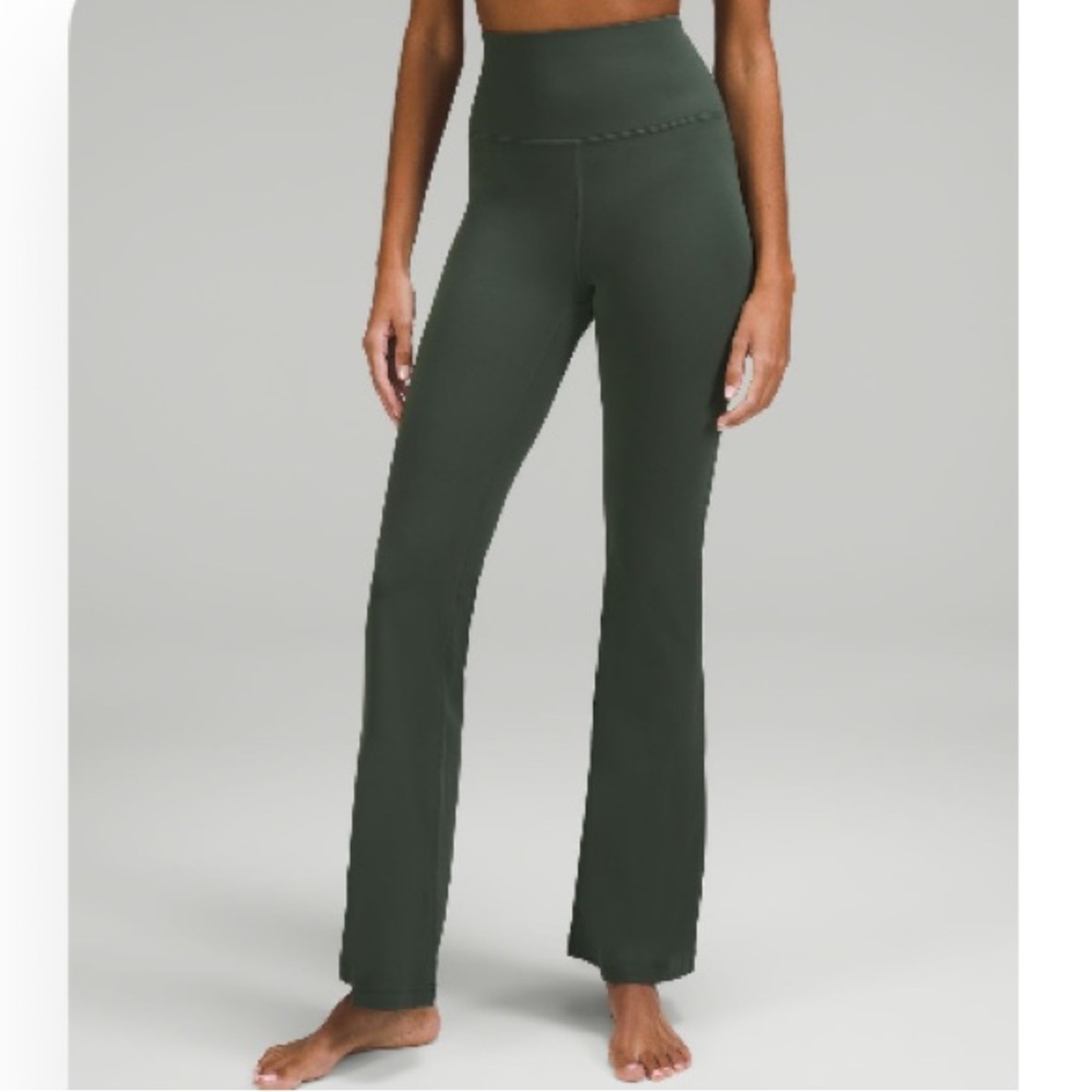 NWOT Groove Super High Rise Flared Pant Nulu -Spruce